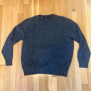 J. Crew Men's Charcoal Crewneck Sweater